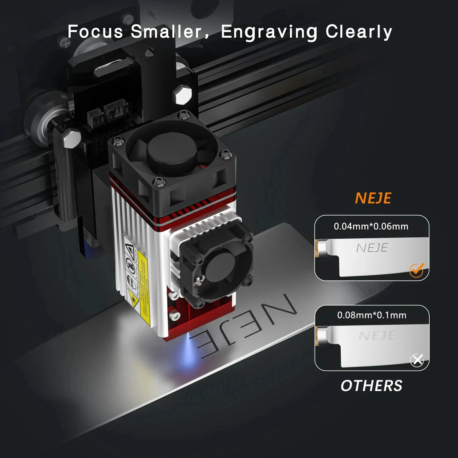 Laser Beam Expander - Moduł laserowy Premium NEJE N30820/E30/E40/A40630/A40640 o