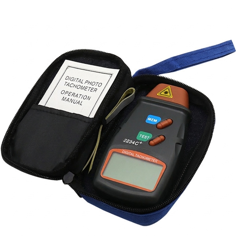 Industrial Laser Tachometer - Cyfrowy laserowy tachometr bezdotykowy, ręczny miernik