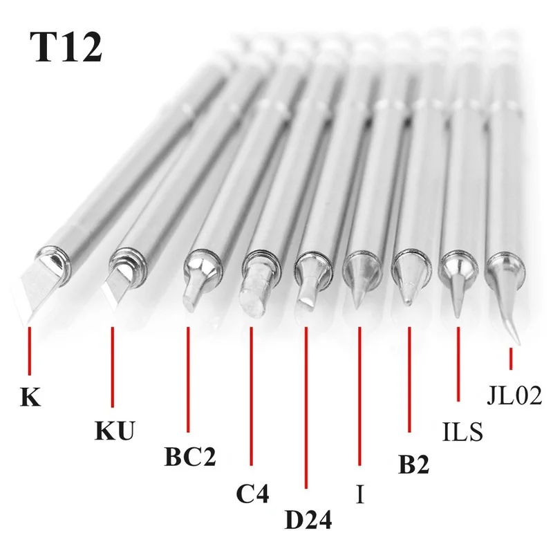 Industrial Laser Soldering Iron - Końcówki do lutownicy T12 seria T12