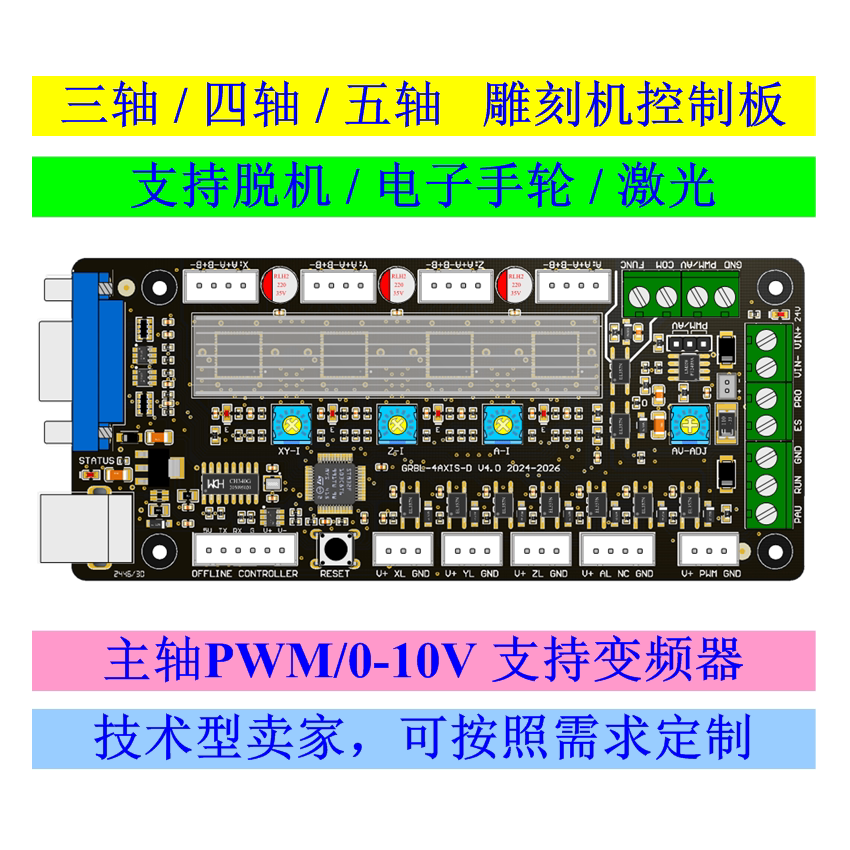 Controller Grbl Board - Płytka sterująca maszyną do grawerowania GRBL