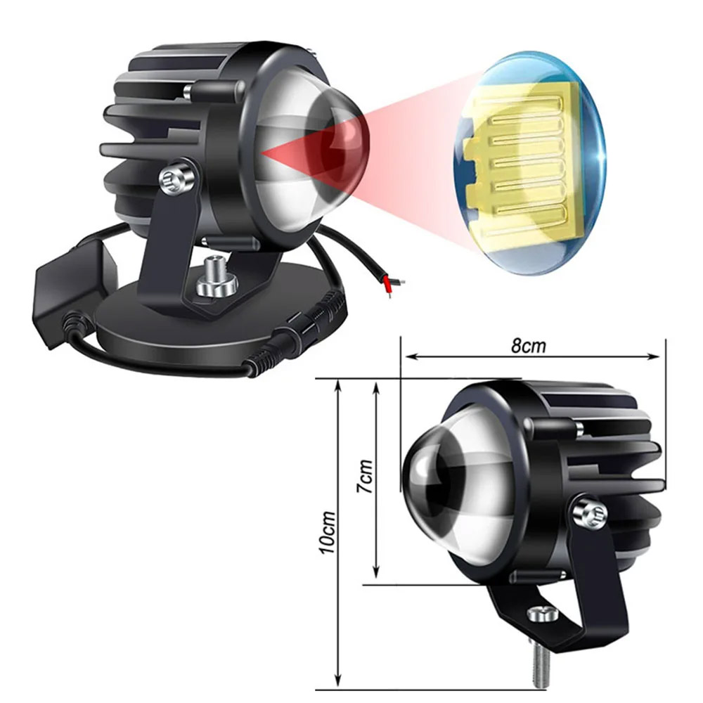 Projektor motocyklowy Światło  – Laser Focus Lens recenzja i cena