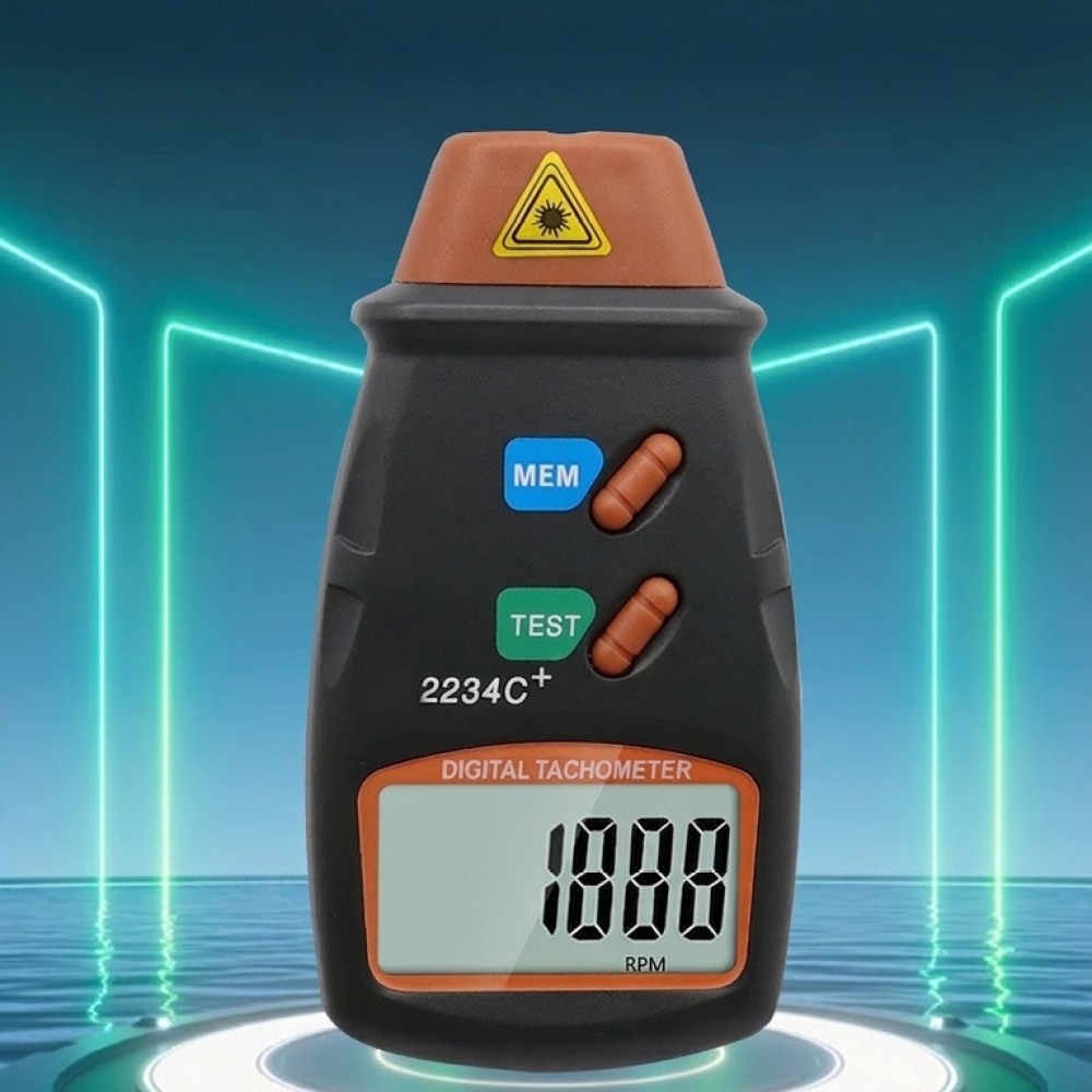 Cyfrowy laserowy tachometr bez – Industrial Laser Tachometer recenzja i cena