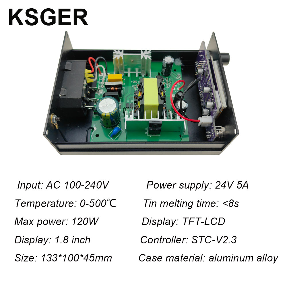 KSGER T12 Stacja lutownicza Ko – Industrial Laser Soldering Iron recenzja i cena