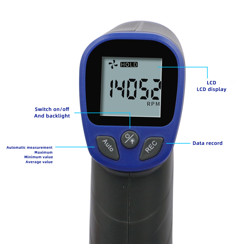 Bezdotykowe lasery na podczerw – Industrial Laser Tachometer recenzja i cena