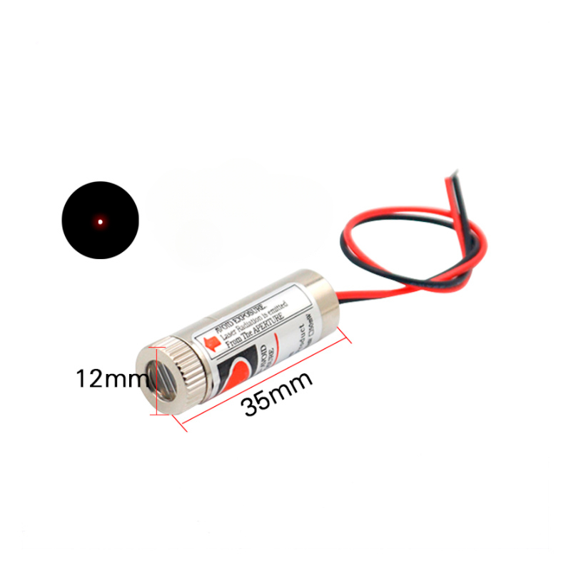 650nm 5mW Czerwony punkt / lin – Laser Focus Lens recenzja i cena