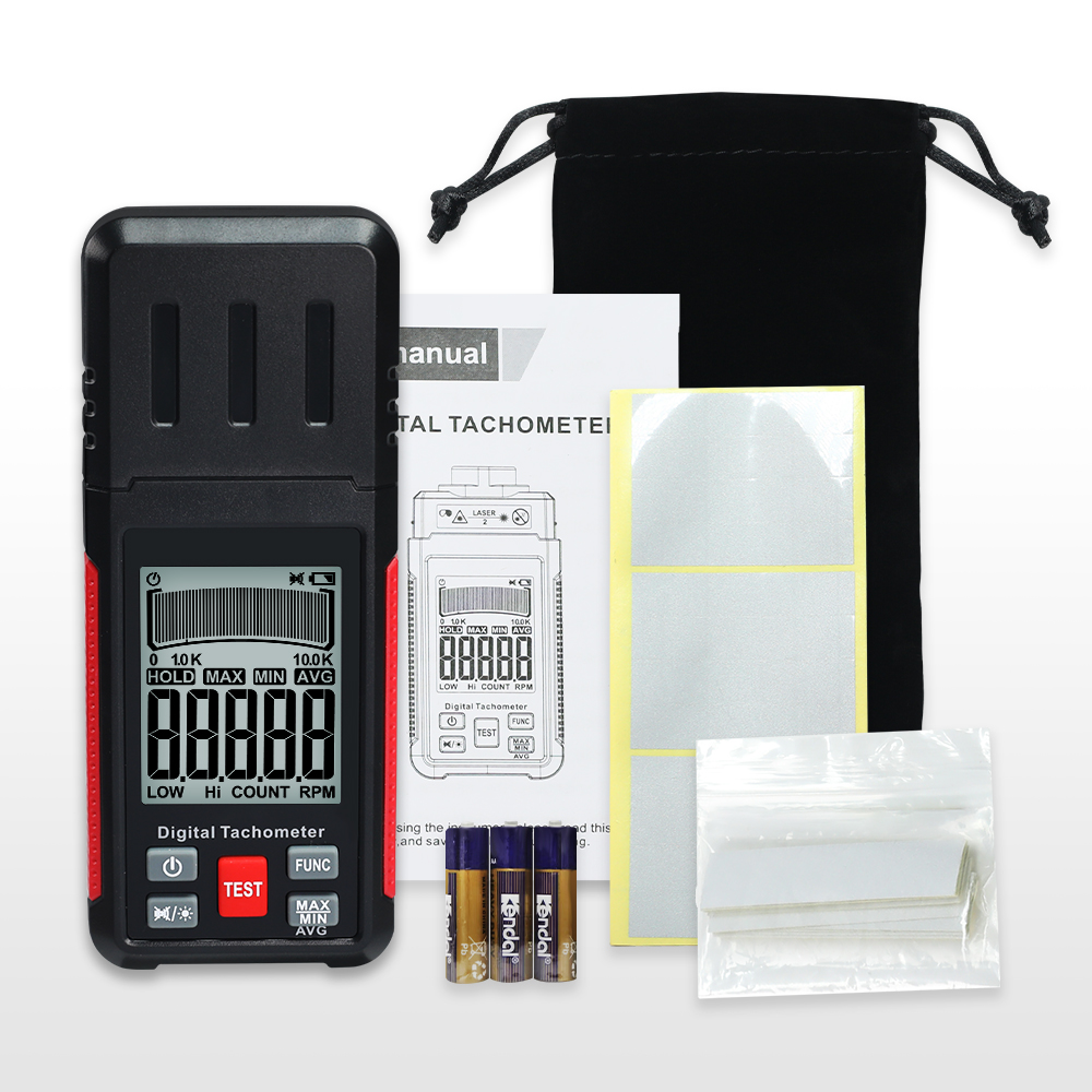 Cyfrowy, precyzyjny tachometr, – Industrial Laser Tachometer recenzja i cena
