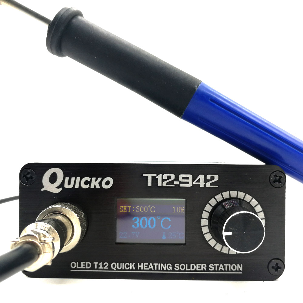 QUICKO MINI T12 STC OLED cyfro – Industrial Laser Soldering Iron recenzja i cena