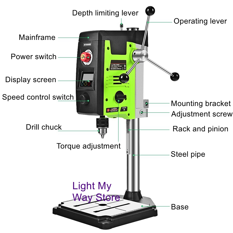 Mini mocna wiertarka stołowa c – Industrial Laser Drill recenzja i cena