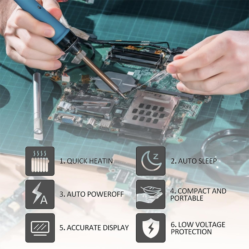Bezprzewodowa stacja lutownicz – Industrial Laser Soldering Iron recenzja i cena