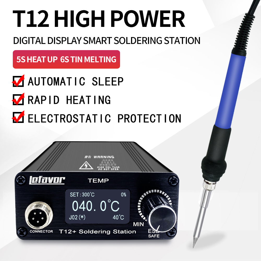 Stacja lutownicza T12+ lutowni – Industrial Laser Soldering Iron recenzja i cena